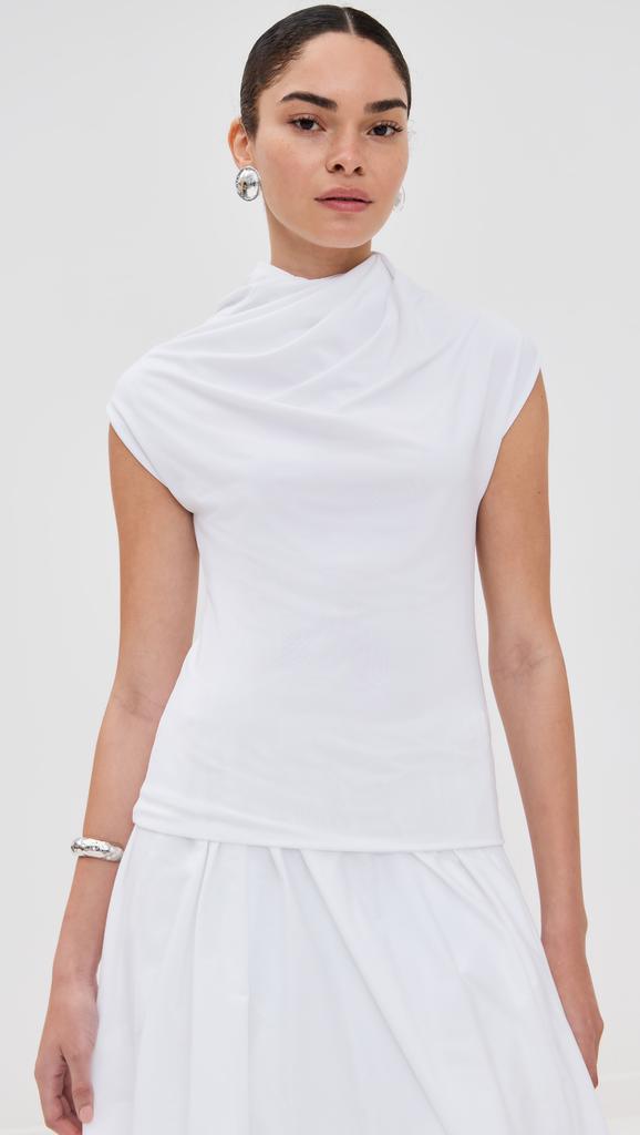 ROSETTA GETTY Twist Neck Top