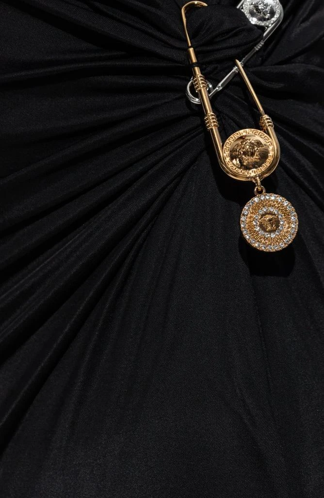 Versace Versace Sleeveless Safety Pin Detailed Dress 5