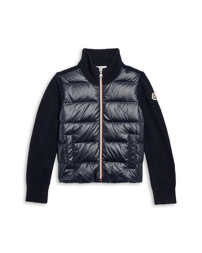 Moncler Boys' Down Puffer Tricot Cardigan - Little Kid