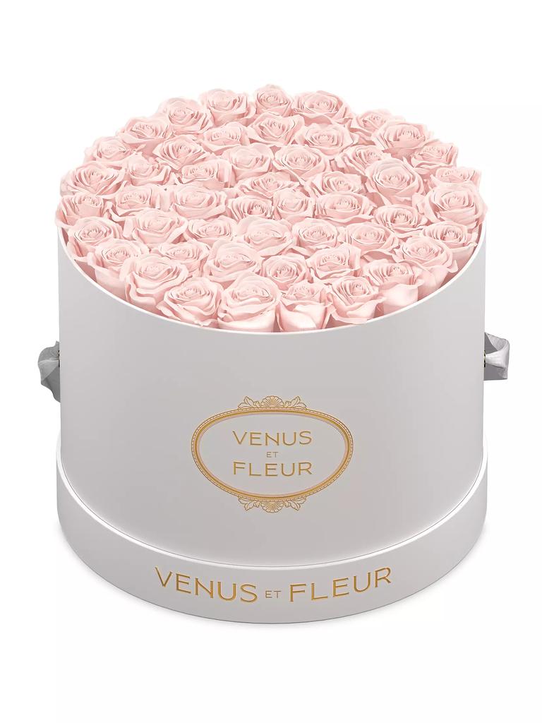 Venus ET Fleur Large Round Box with Eternity Roses