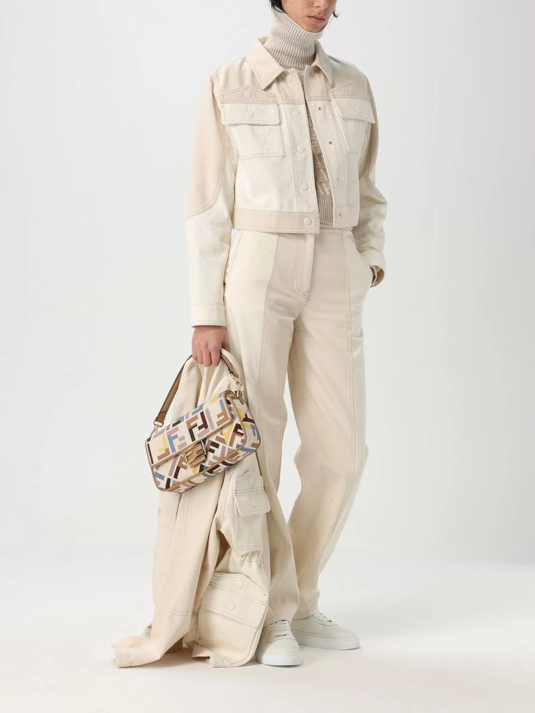 Fendi Fendi Baguette canvas handbag with FF jacquard monogram 2