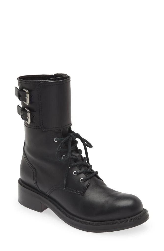 Rag & Bone Lace-Up Moto Boot 1