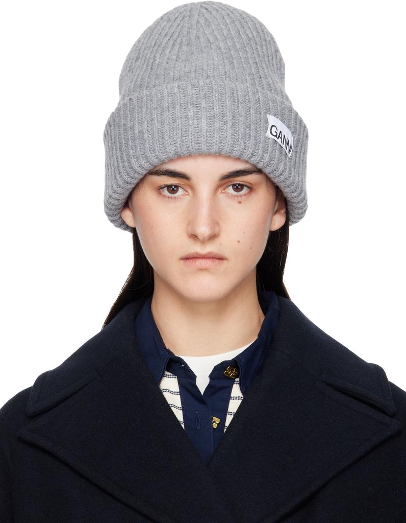 Jacquemus Gray La Casa 'Le bonnet Gros Grain' Beanie - Hats