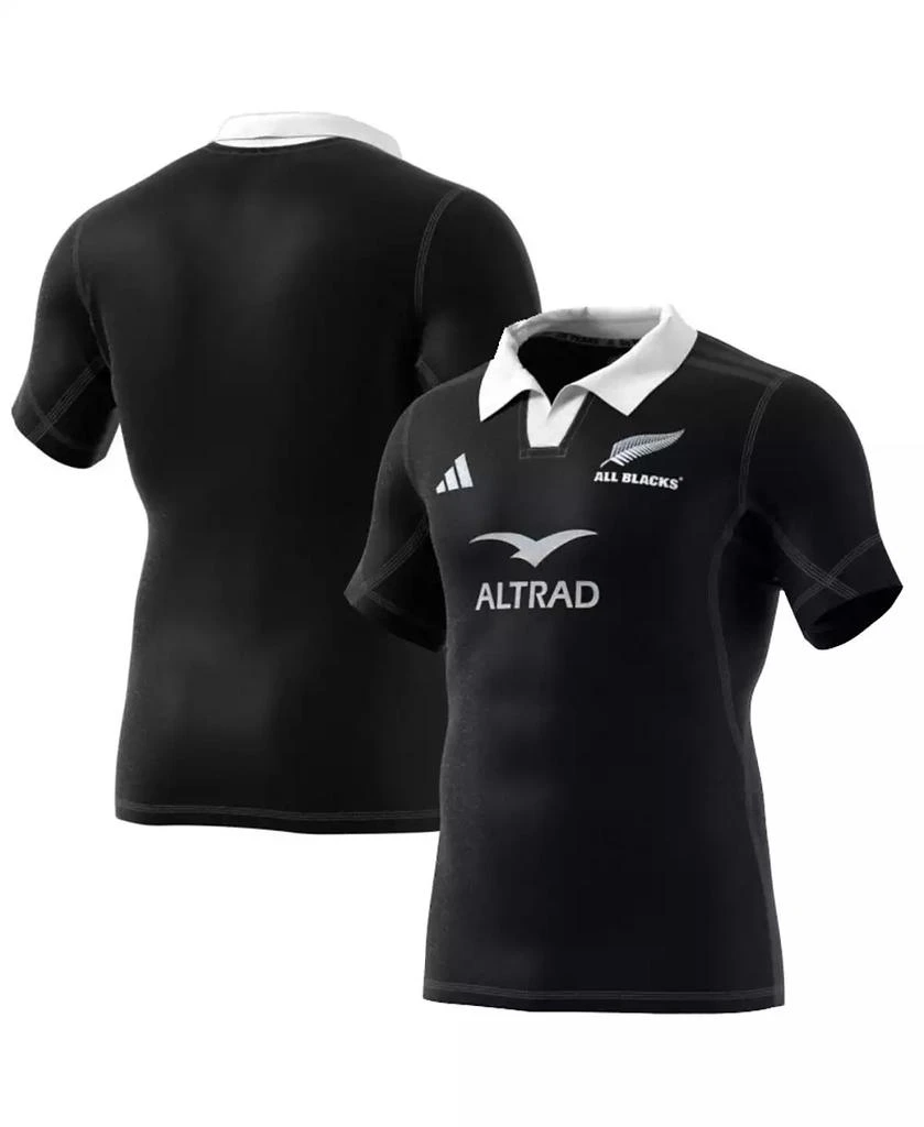 Adidas Men's Black New Zealand Rugby 2024/25 Home Authentic Jersey 1
