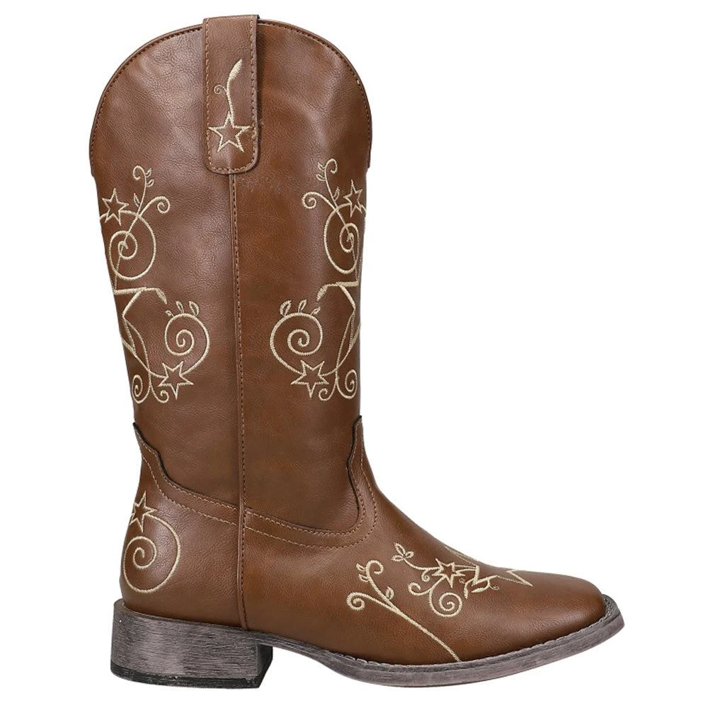 Roper Aster Embroidered Square Toe Cowboy Boots