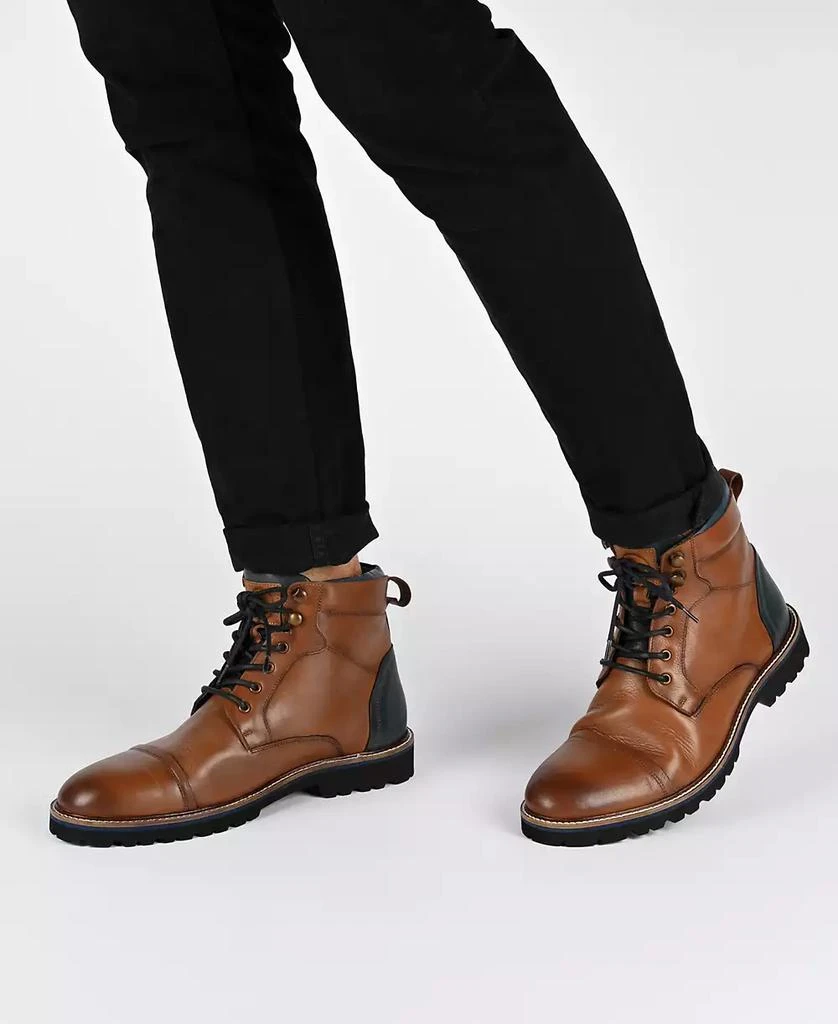 NEW THOMAS & VINE men\'s riddick boots in brown Shop Men main image 4