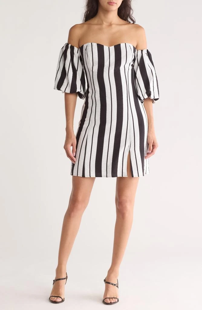BCBG New York Off the Shoulder Minidress 1