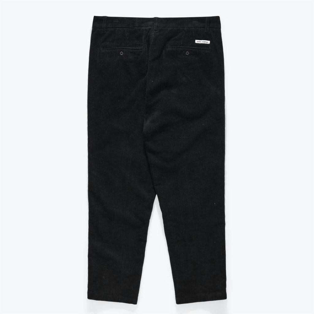 Banks Journal Men's Downtown Corduroy Pant In Dirty Black