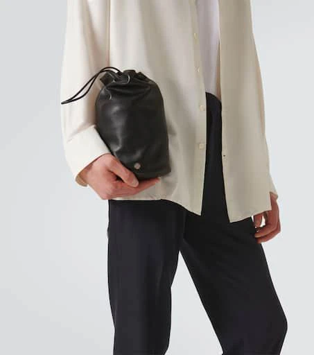 The Row Sporty leather pouch 3