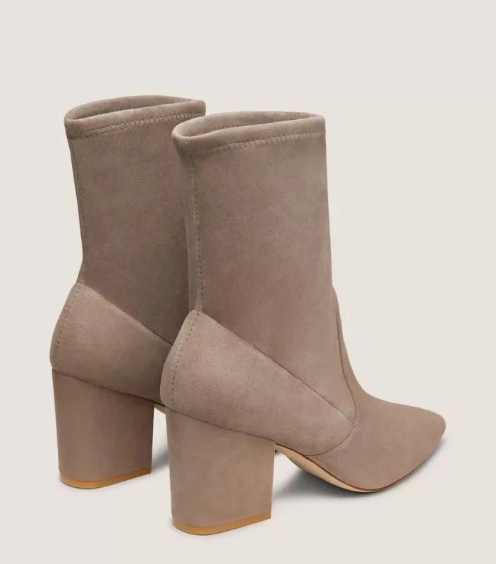Stuart Weitzman AVENUE 75 BLOCK SOCK BOOTIE 3