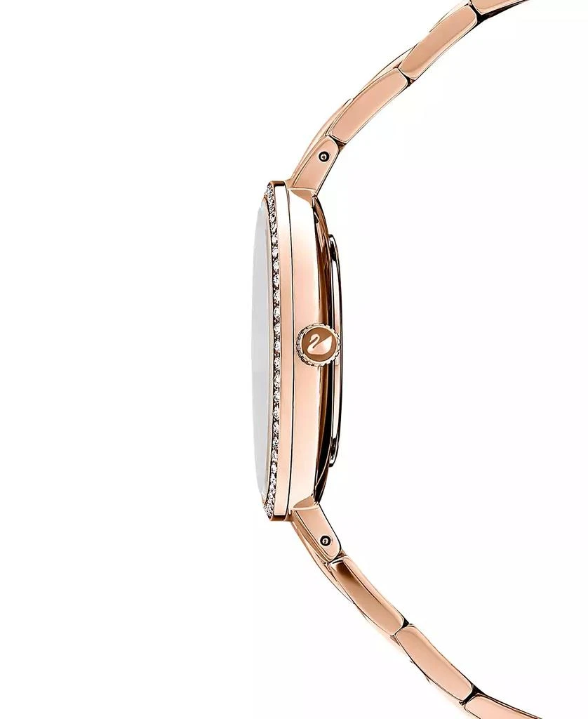 Swarovski Women's Swiss Cosmopolitian Rose Gold-Tone Stainless Steel PVD Bracelet Watch 35mm 3