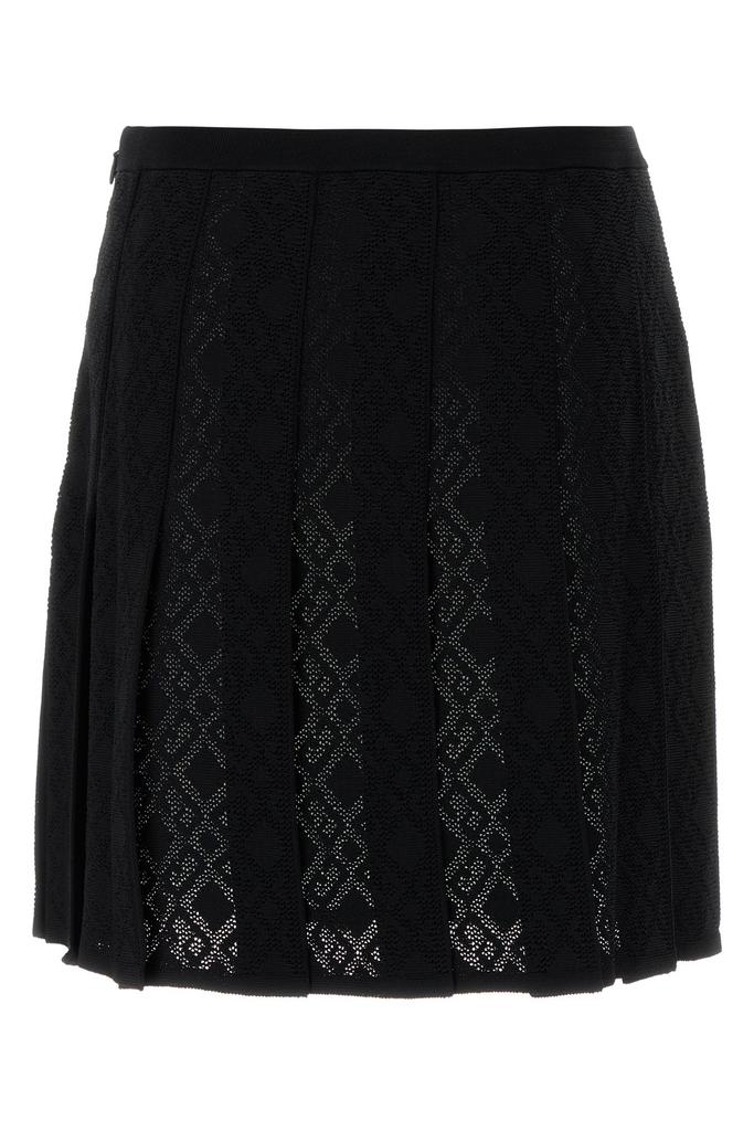 Givenchy Black viscose blend skirt