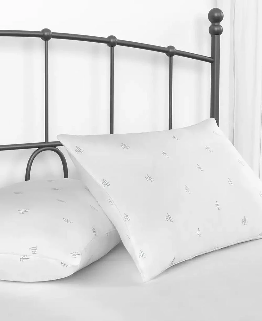 Ralph Lauren Logo 2-Pack Pillows, King 1
