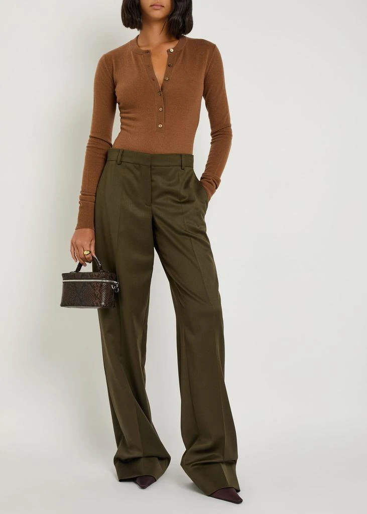 Stella McCartney Wide-leg wool trousers 4