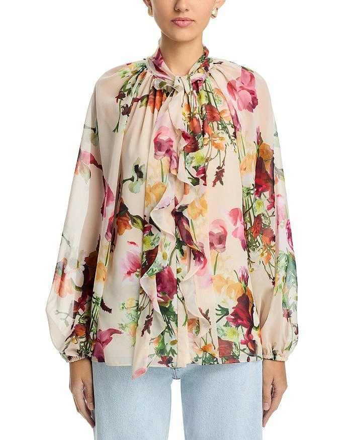 Kobi Halperin Galen Floral Print Blouse 6