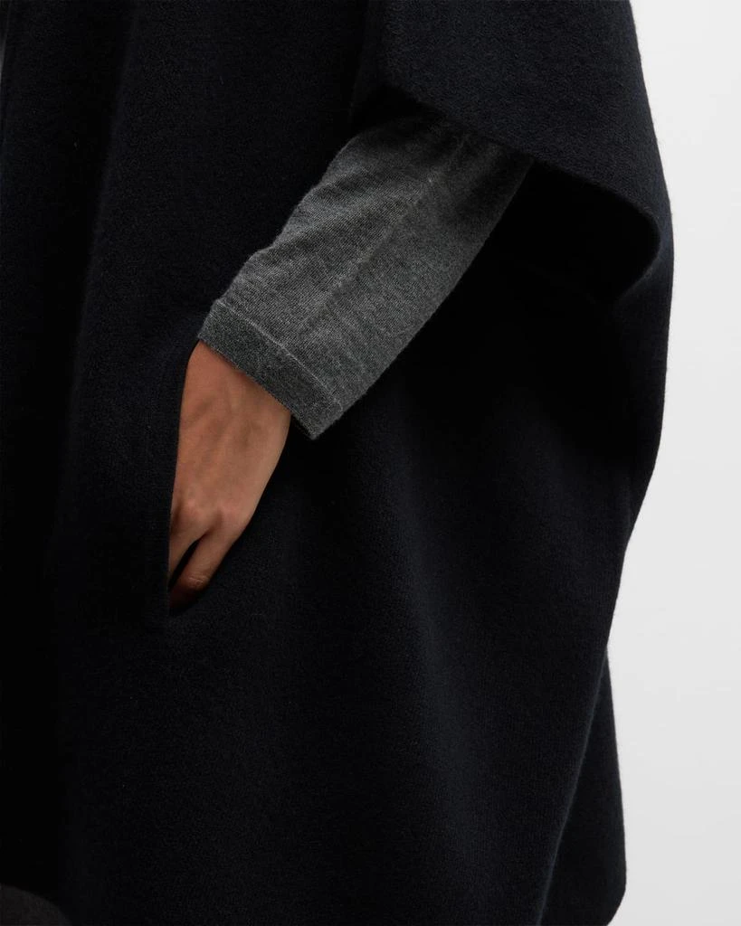 Sofia Cashmere Cashmere Double Knit Cape 5