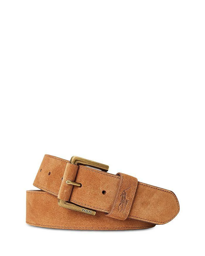 Ralph Lauren Men's Suede Roller Buckle Belt 1