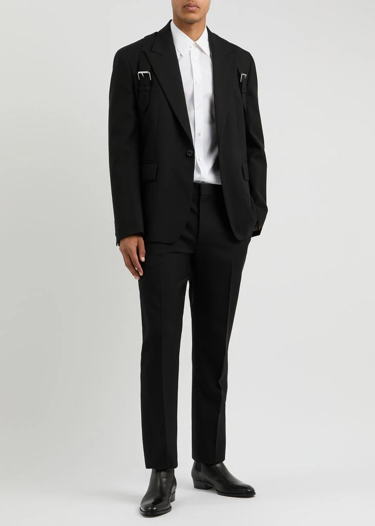 Alexander McQueen Harness cotton-poplin shirt 4