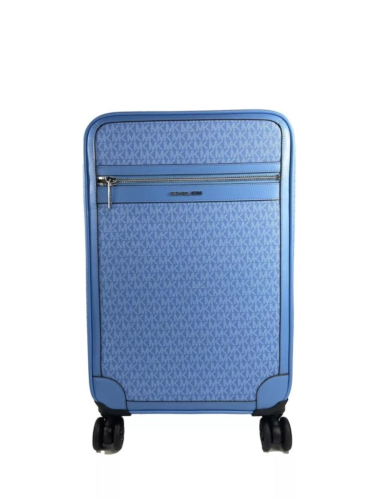 Michael Kors Travel Small Pacific blue Signature Trolley Rolling Suitcase Carry Women's On 1