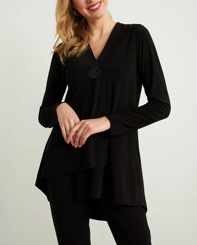 JOSEPH RIBKOFF OPEN FRONT LONG CARDIGAN