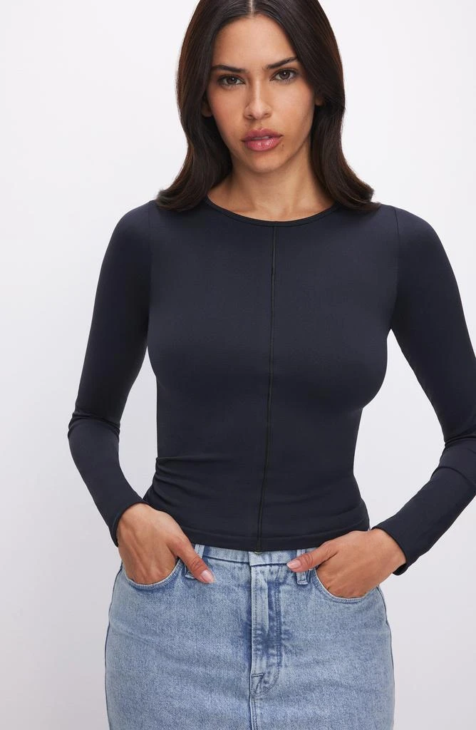 Good American Sculpted Seamless Long Sleeve T-Shirt 9