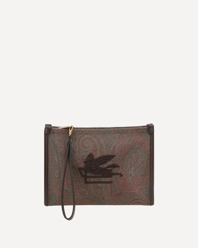 ETRO Pouch bag with Pegaso detail