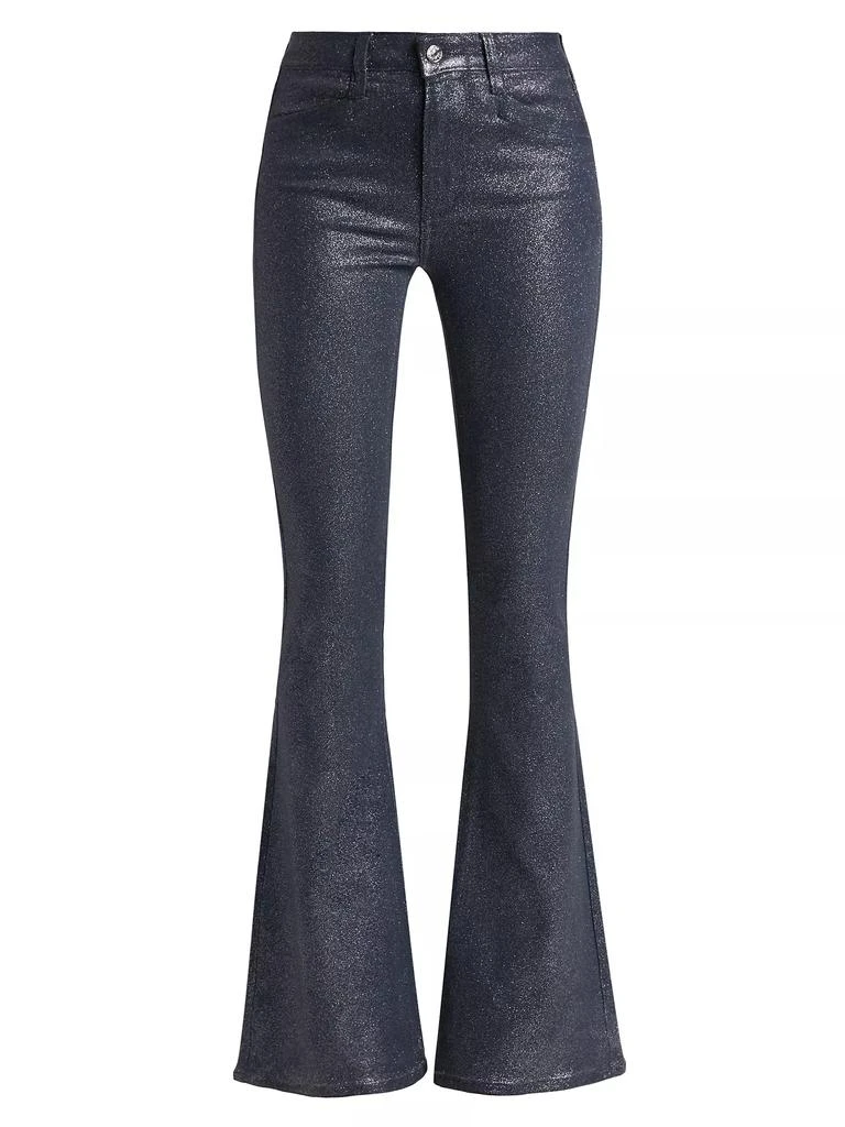 Paige Lou Lou Shimmer High-Rise Stretch Flare Pants 1