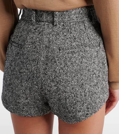 Dolce 
Gabbana High-rise wool and cotton-blend shorts 5
