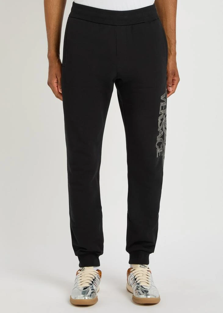 Versace Logo-printed cotton sweatpants 2