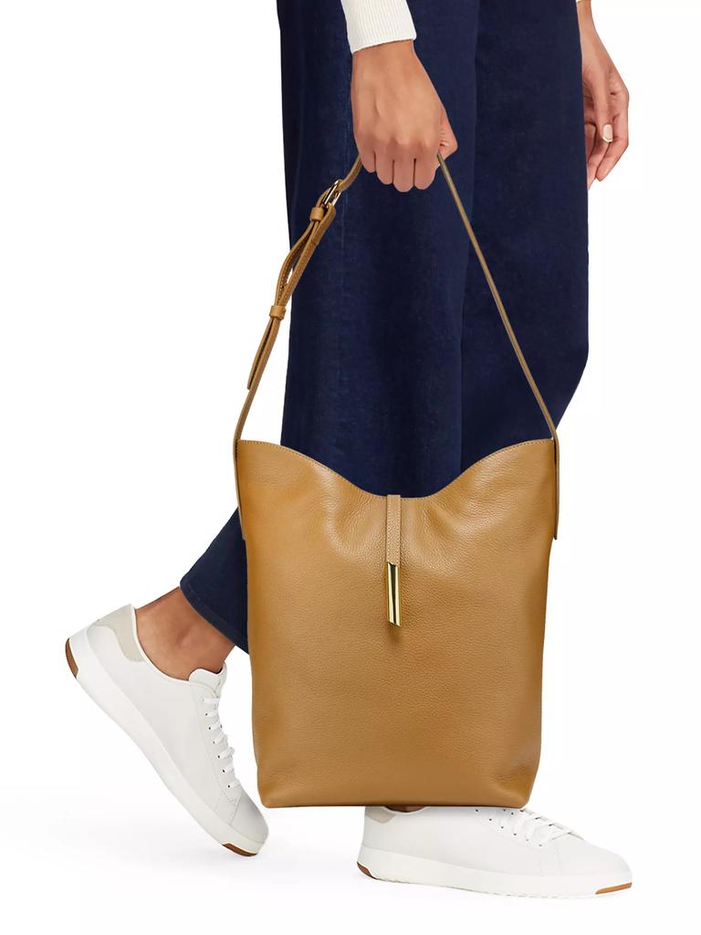 Little Liffner Penne Leather Bucket Bag