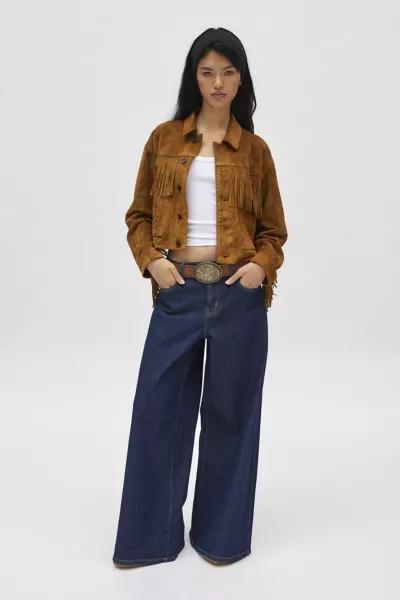 BDG BDG Jessie Faux Suede Fringe Jacket