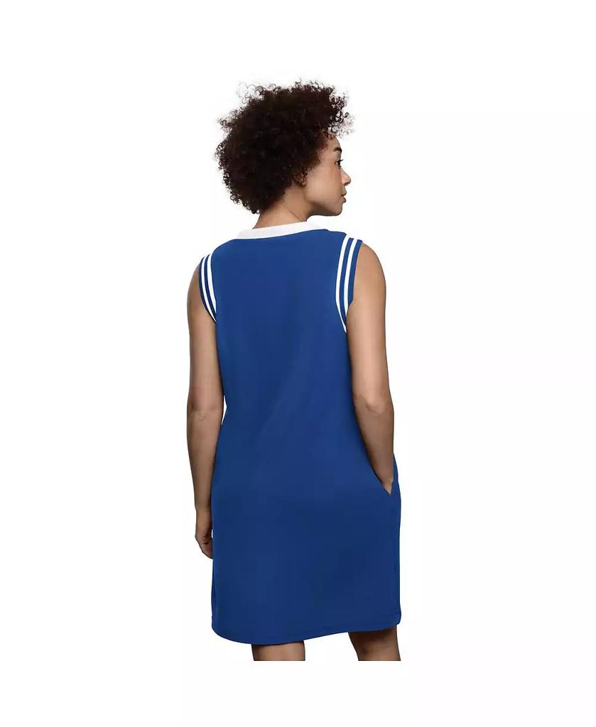 Starter Women's Royal Chicago Cubs Fast Track Sneaker V-Neck Dress