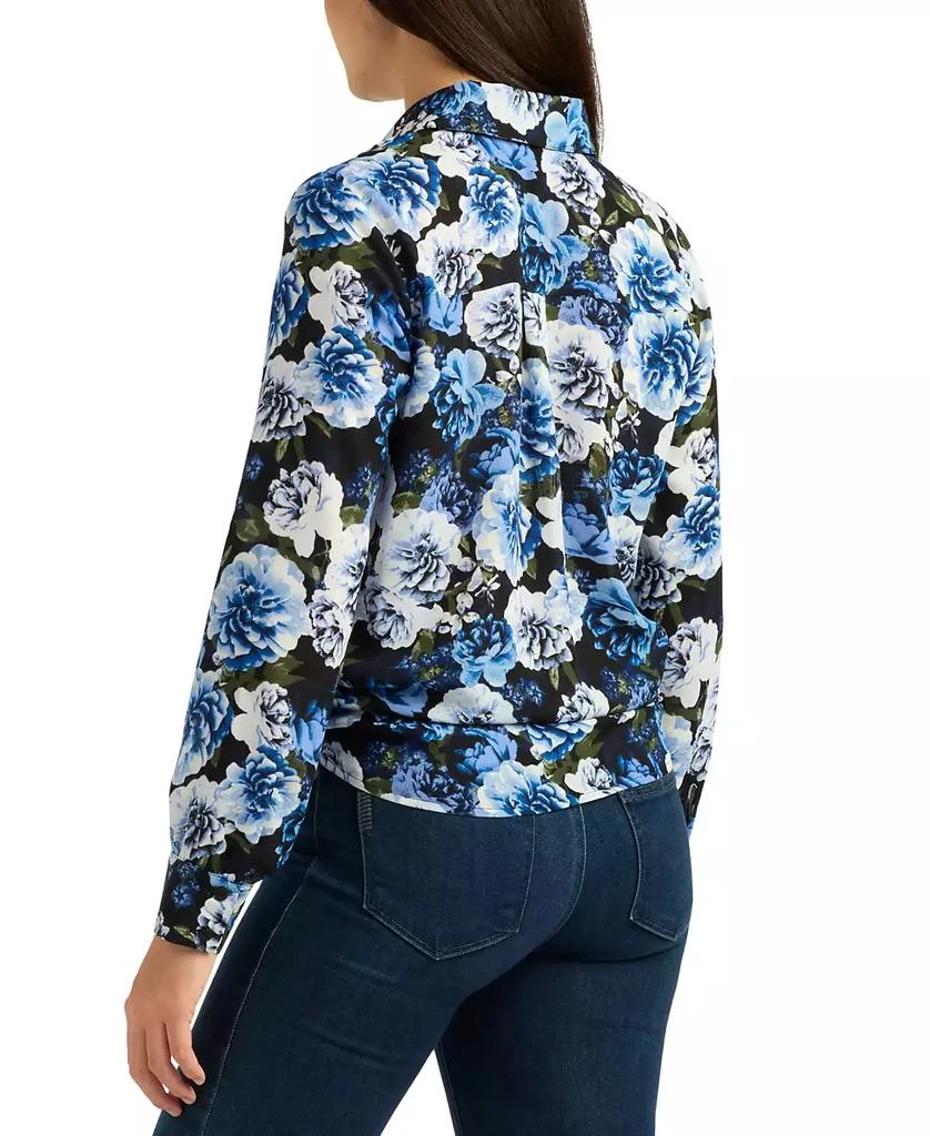 BCX Juniors
 Floral Printed Collared Top 4
