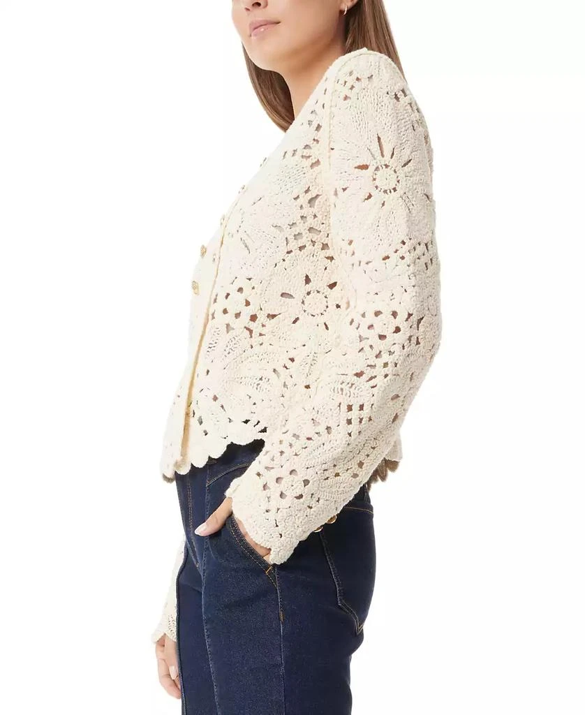 Sam Edelman Women's Fiona Double-Breasted Crochet Blazer 3