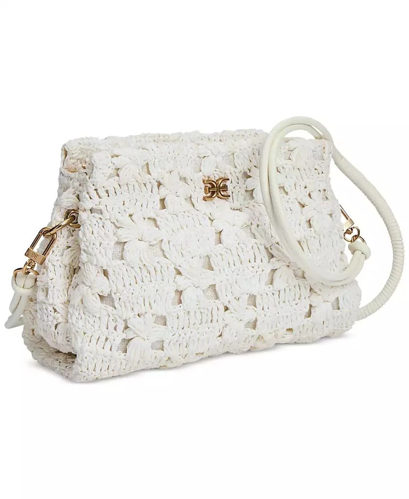 Sam Edelman Layla Floral Raffia Shoulder Bag 5