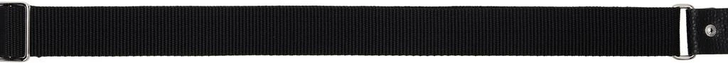 Toga Pulla Black Leather Nylon Belt 2