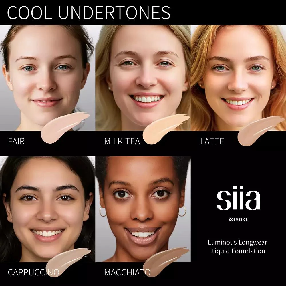 SIIA Cosmetics Luminous Longwear Liquid Foundation 4