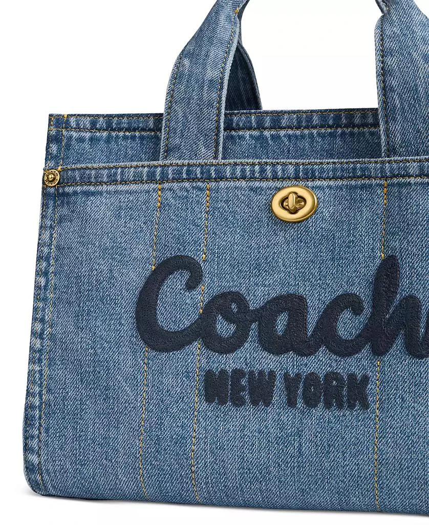 Coach Denim Cargo 26 Tote 5