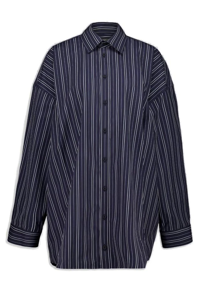 Balenciaga Balenciaga Striped Shirt Dress from Cettire
