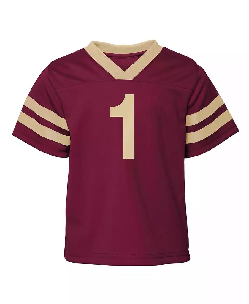 Outerstuff Toddler Boys and Girls Garnet Florida State Seminoles Two-Piece Red Zone Jersey and Pants Set