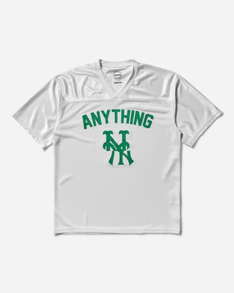 aNYthing Men's Subway Series Football Jersey White 1