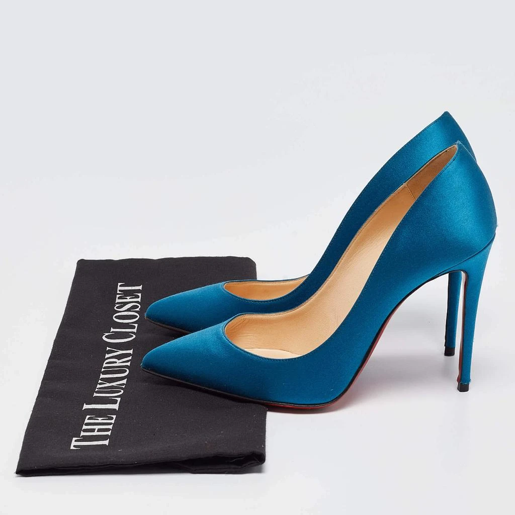 Christian Louboutin Christian Louboutin Blue Satin Pigalle Pumps Size 36.5 9