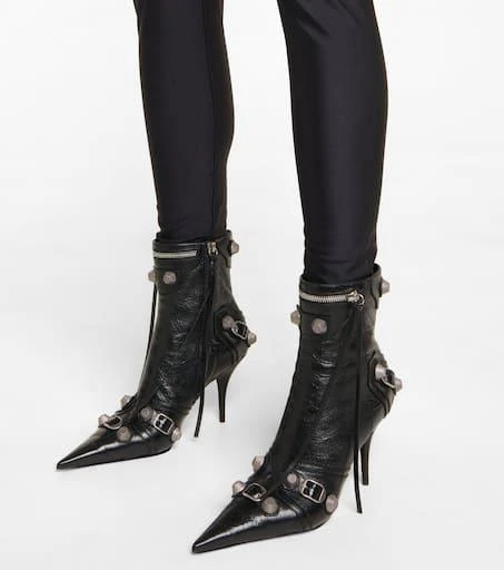 Balenciaga Cagole leather ankle boots 4