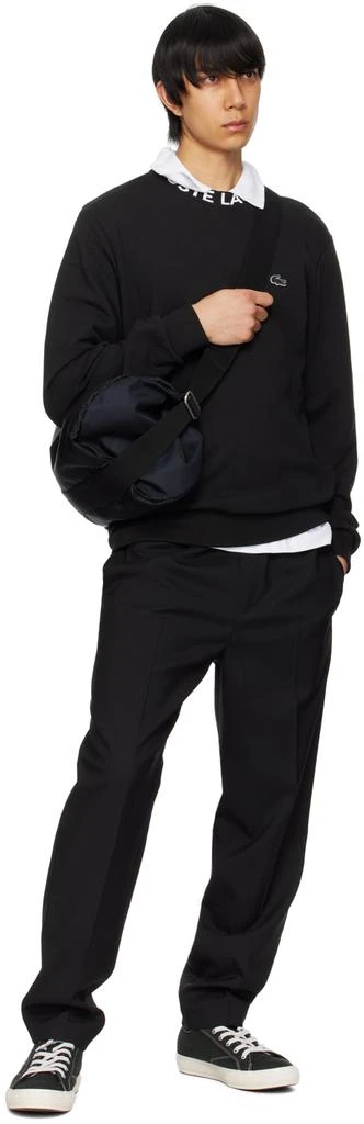 Lacoste Black Jacquard Sweatshirt 4