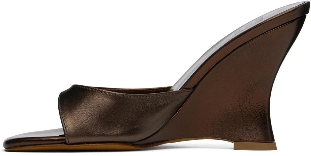 Maryam Nassir Zadeh Brown Lido Wedge Heeled Sandals 3