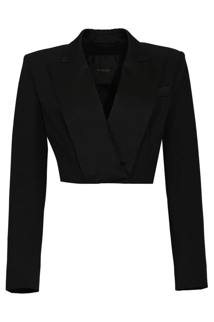 PINKO Pinko Shawl Collar Cropped Jacket