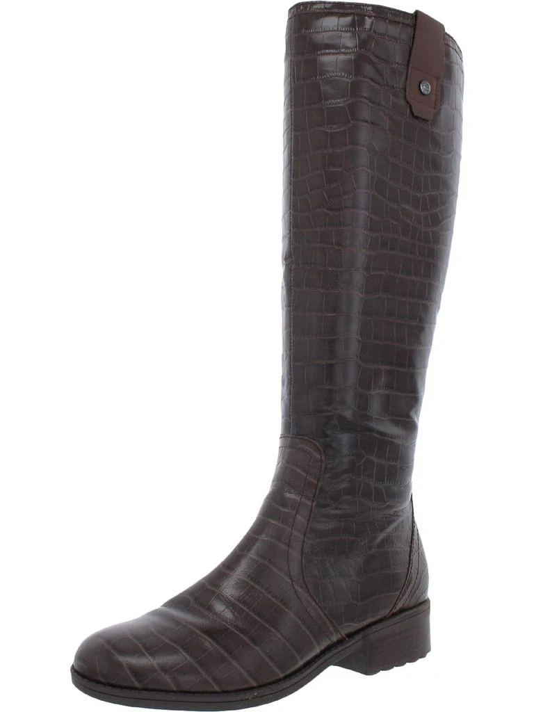 Easy Spirit Rhonda Womens Leather Block heel Knee-High Boots 7