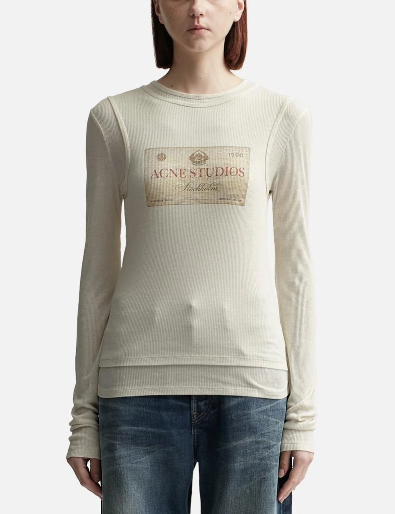 Acne Studios Double-layered Long Sleeve T-shirt 1
