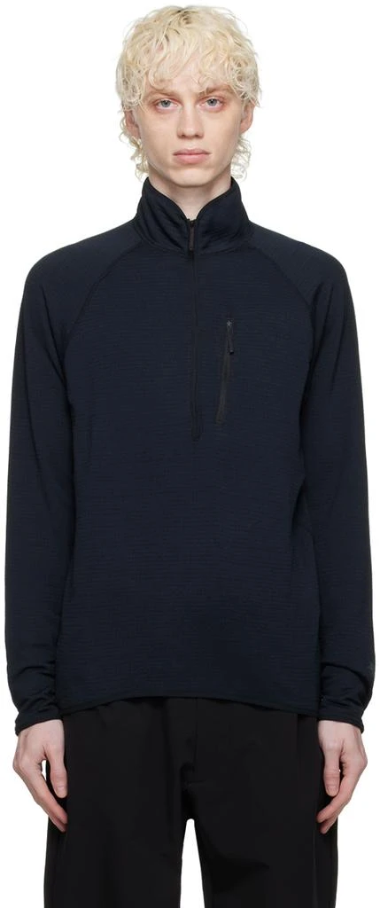 Goldwin Black Half-Zip Sweatshirt 1