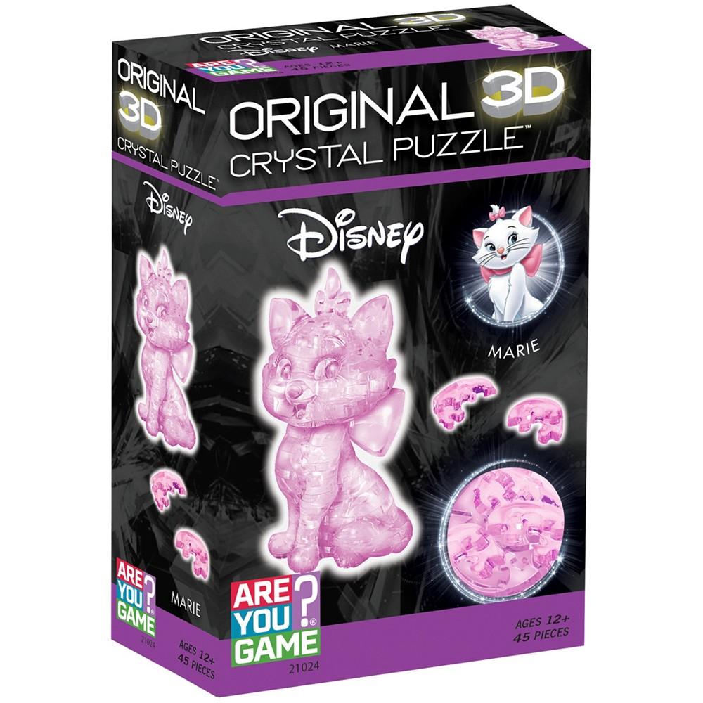 Areyougame 3D Disney Marie Crystal Puzzle Set, 45 Piece